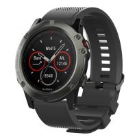 eses Szilikon szíj Garminhoz - Mintás fekete, QuickFit 26 mm