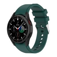 eses Szilikon szíj Samsung Galaxy Watch 4, 5, 6 telefonokhoz - Zöld, 20 mm