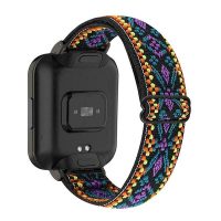 eses Rugalmas szíj Xiaomi Redmi Watch 2-höz - Mintás, lila sárga