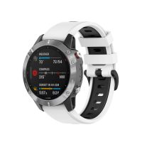 eses Szilikon pánt Garminhoz - Fehér és fekete, QuickFit 20 mm