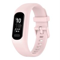 eses Szilikon szíj Garmin Vivosmart 5-höz - Bézs rózsaszín