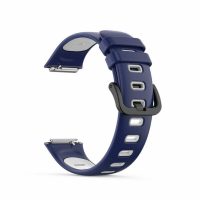 eses Szilikon sportszíj Huawei Band 7-hez - Kék fehér