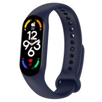 eses Szilikon szíj Xiaomi Mi Band 7-hez - Sötétkék