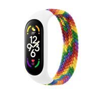 eses Nylon szíj szilikon ággyal Xiaomi Smart Band 7-hez - Színes