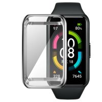 Védőburkolat Huawei Band 6, 7 és Honor Band 6 készülékhez - Ezüst