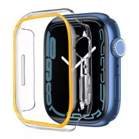 Apple Watch védőkeret - Világító narancs, 44 mm