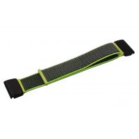 eses Nylon szíj Garminhoz - Szürke zöld, fekete QuickFit 26 mm