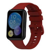 eses Szilikon szíj Huawei karórához fit 2 - Sötétpiros