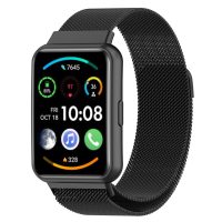 eses Milan stroke a Huawei Watch Fit 2 készülékhez - Fekete