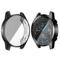 Szilikon borítás a Huawei Watch GT2 46 mm-es órához - Fekete