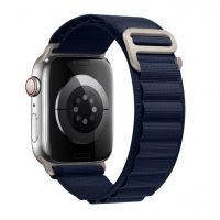 eses Alpine húzás Apple Watch-hoz - Sötétkék 42mm, 44mm, 45mm, 49mm