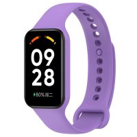 eses Szilikon szíj Redmi Smart Band 2 GL és Smart Band 8 Active-hez - Lila