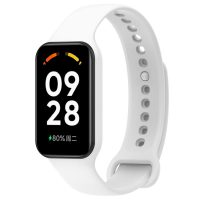 eses Szilikon szíj Redmi Smart Band 2 GL és Smart Band 8 Active-hez - Fehér