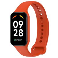 eses Szilikon szíj Redmi Smart Band 2 GL és Smart Band 8 Active-hez - Narancs