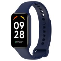 eses Szilikon szíj Redmi Smart Band 2 GL és Smart Band 8 Active-hez - Sötétkék