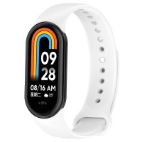 eses Szilikon szíj Xiaomi Mi Band 8-hoz - Fehér