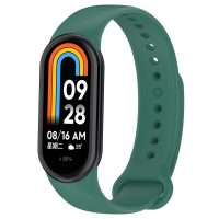 eses Szilikon szíj Xiaomi Mi Band 8-hoz - Sötétzöld