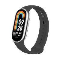 eses Szilikon szíj a Xiaomi Mi Band 8-hoz - Sötétszürke