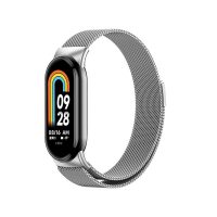 eses Milanese stroke a Xiaomi Mi Band 8-hoz - Ezüst