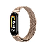 eses Milanese Stroke a Xiaomi Mi Band 8-hoz - Rózsaarany