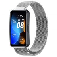 eses Milanese stroke a Huawei Band 8-hoz - Ezüst