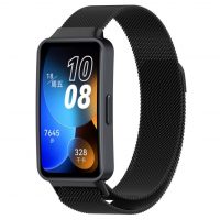 eses Milanese stroke a Huawei Band 8-hoz – Fekete