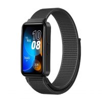 eses Nylon szíj Huawei Band 8-hoz - Fekete