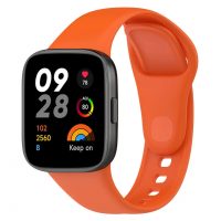 eses Szilikon szíj Xiaomi Redmi Watch 3-hoz - Narancs