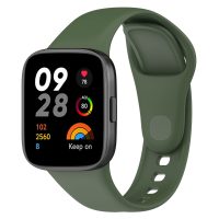 eses Szilikon szíj Xiaomi Redmi Watch 3-hoz - Sötétzöld