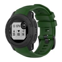 eses Szilikon szíj Garmin Instinct és Instinct 2-höz - Sötétzöld