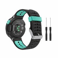 eses Szilikon órakijelző Garmin lyukas - Fekete-menta, 15 mm