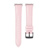 eses Bőr szíj a Huawei Band 8-hoz - Rózsaszín