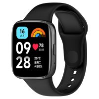 eses Szilikon szíj a Xiaomi Redmi Watch 3 Active-hoz - Fekete