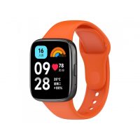 eses Szilikon szíj Xiaomi Redmi Watch 3 Active-hoz - Narancssárga