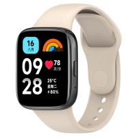 eses Szilikon szíj a Xiaomi Redmi Watch 3 Active-hoz - Bézs színű