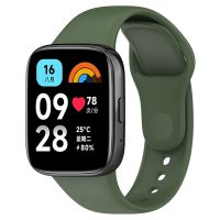 eses Szilikon szíj a Xiaomi Redmi Watch 3 Active-hoz - Sötétzöld