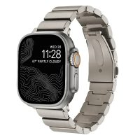 Titán csatlakozószíj Apple Watchhoz - Ezüst matt 38mm, 40mm, 41mm