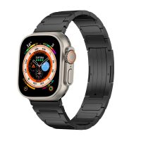 Titán szegmentális Apple Watchhoz - Fekete 38mm, 40mm, 41mm