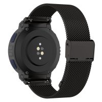 eses Fém pánt állítható csattal Amazfit Active Edge készülékhez - Fekete