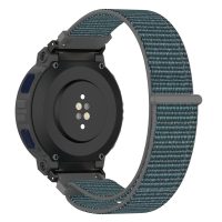 eses Nylon tépőzáras pánt Amazfit Active Edge készülékhez - Szürke kék