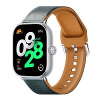 eses Szilikon szíj kombinált Xiaomi Redmi Watch 4 és Xiaomi Smart Band 8 Pro órákhoz - Zöld