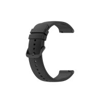eses Smooth szilikon szíj - Fekete, 22 mm