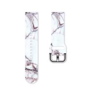 eses szilikon márványszíj Apple Watchhoz - fehér 42mm, 44mm, 45mm