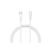 Baseus CATYS-02 USB-A to USB-C töltőkábel 66W - 1 méter, fehér