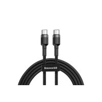 Baseus USB-C to USB-C töltőkábel 60W - 1 méter, fekete-szürke