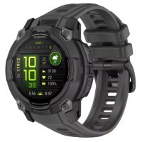 eses szilikon szíj Garmin instinct 3 okosórához - Sötétszürke, 26 mm