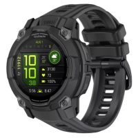 eses szilikon szíj Garmin instinct 3 okosórához - Fekete, 26 mm