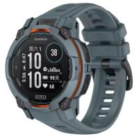 eses szilikon szíj Garmin instinct 3 okosórához - Szürkéskék, 22 mm