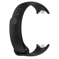 eses Szilikon szíj Xiaomi Smart Band 8 és Smart Band 9 órákhoz - Fekete