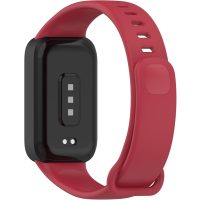eses Szilikon szíj lünettával Xiaomi Smart Band 9 Active-höz - Piros